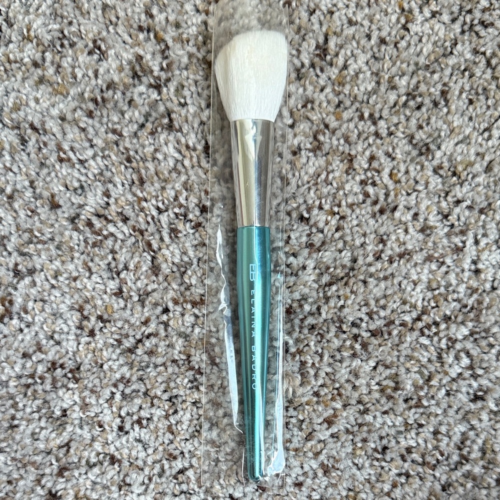 Teal Makeup Brush